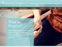 Tablet Screenshot of emmanuelhospice.org